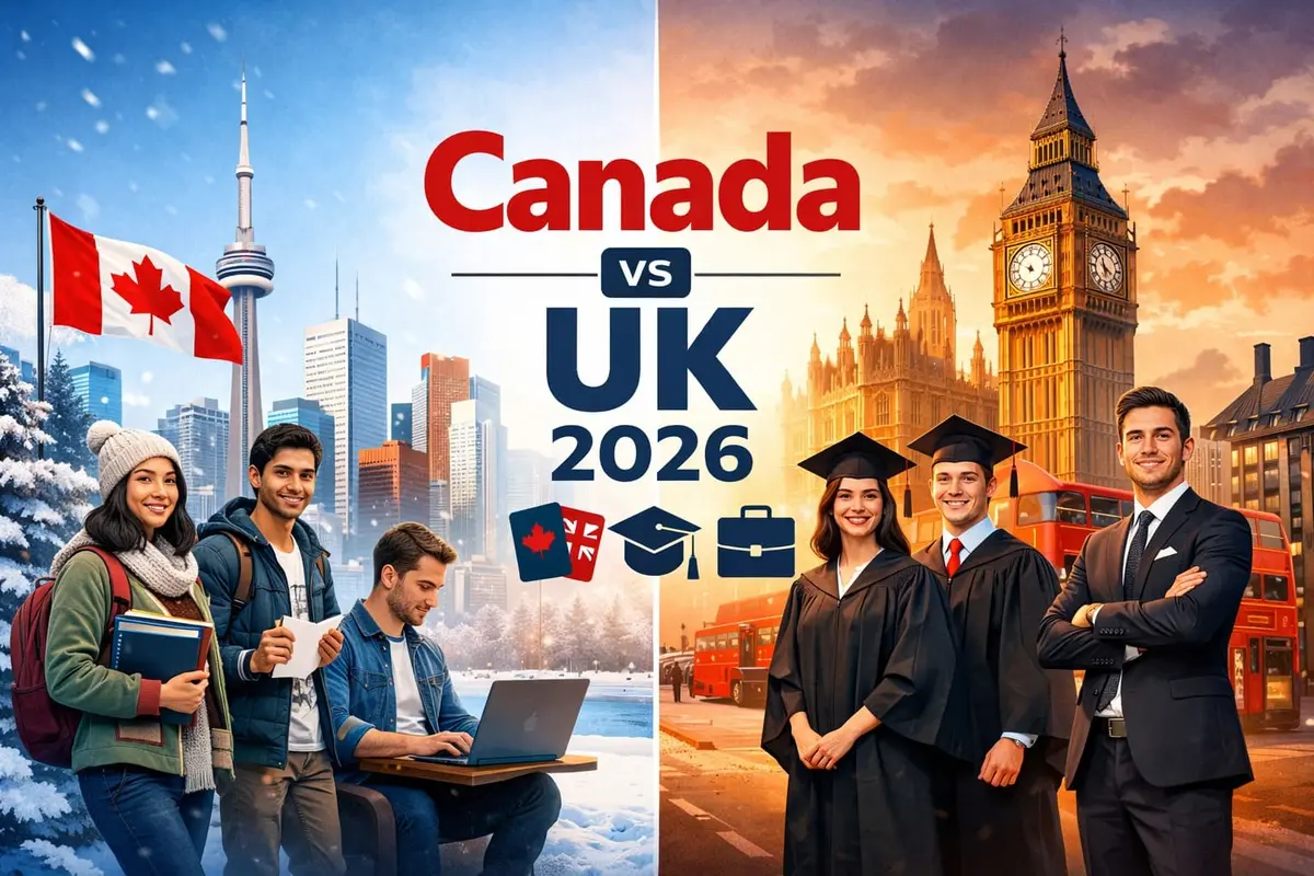 Canada vs UK 2026: Immigration, Jobs & Study