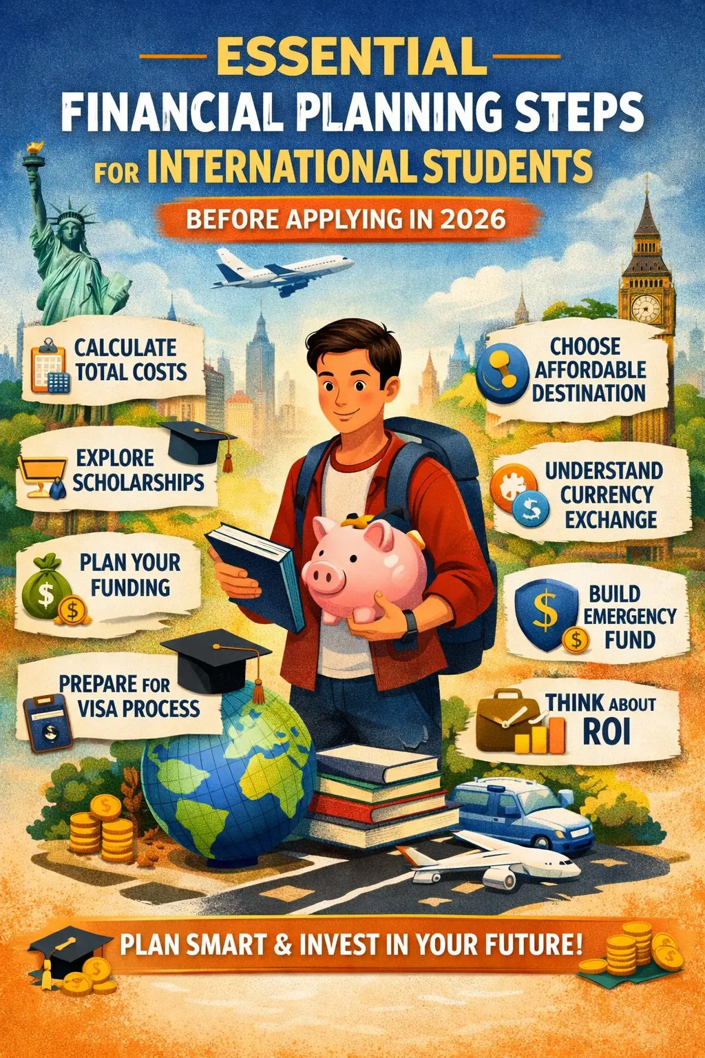 Essentials Financial Planning Steps for International Students Before Applying in 2026