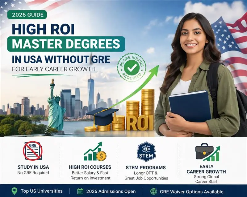 High ROI Master's Degrees in the United States Without the GRE for Early Career Advancement (2026 Guide)