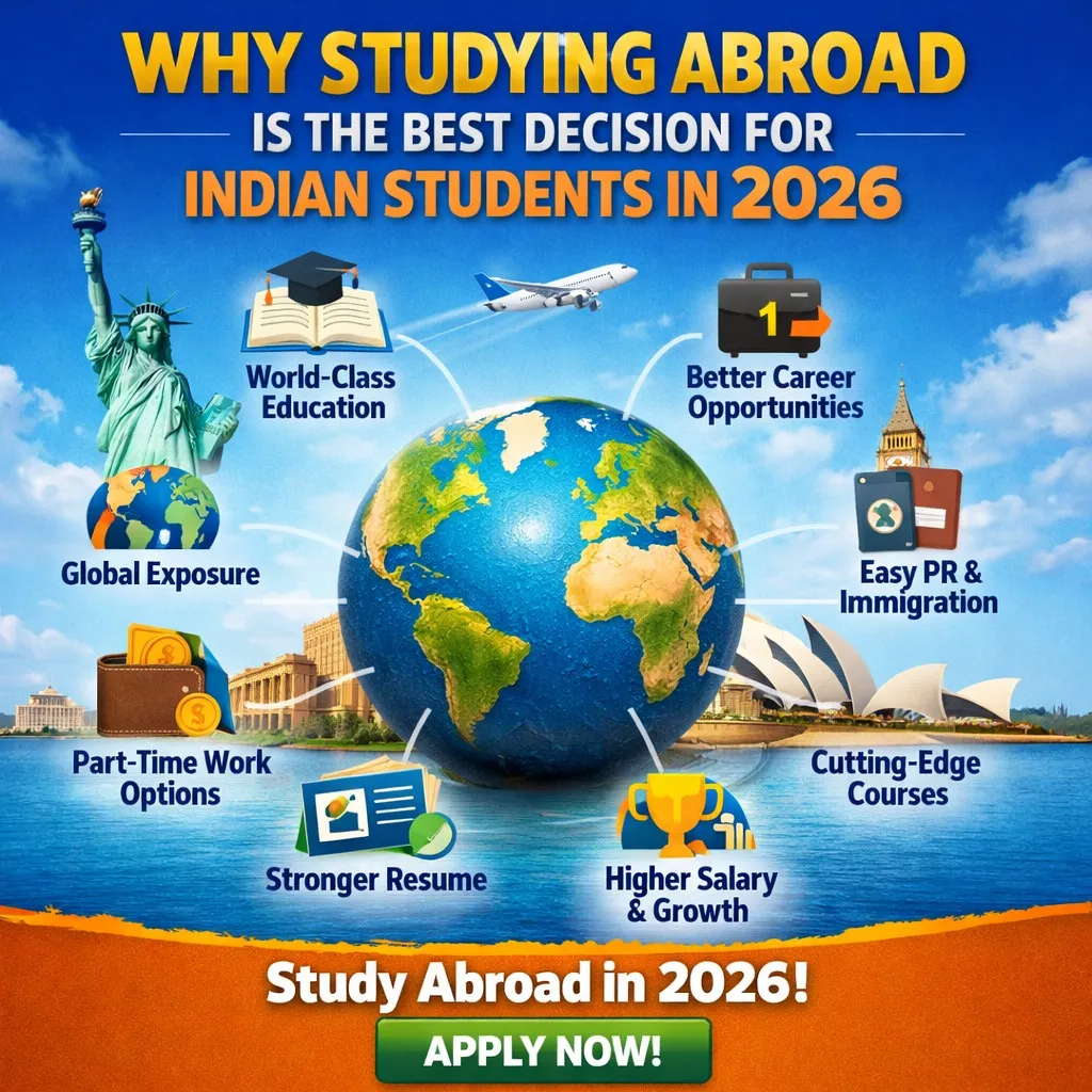 🌍 Why International Study is the Top Choice for Indian Students in 2026