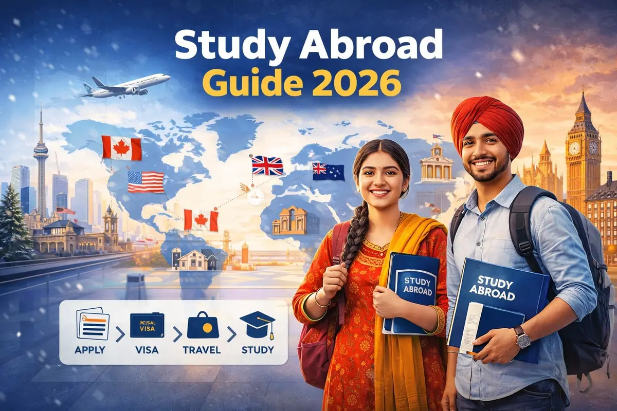 Study Abroad Guide 2026: Complete Process for Punjabi Students