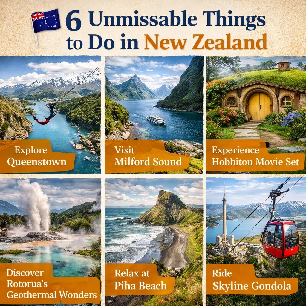 6 Must-Do Activities in New Zealand (A Comprehensive Travel Guide)
