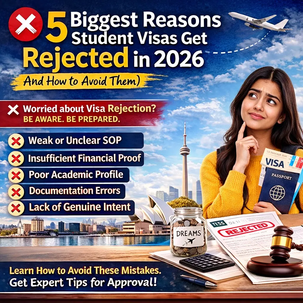 The Top 5 Reasons Student Visas Will Be Denied in 2026 (And How to Prevent Them)