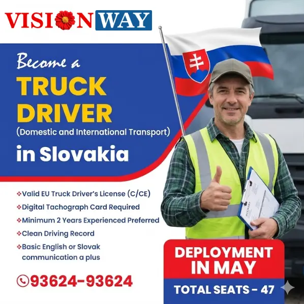 Truck driver jobs Slovakia salary details 